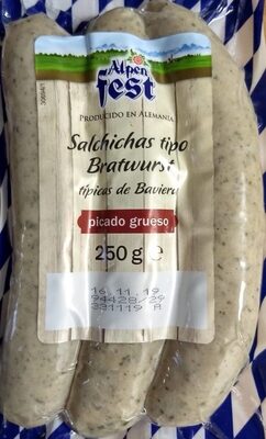 Salchichas tipo Bratwurst picado grueso - Producte - es