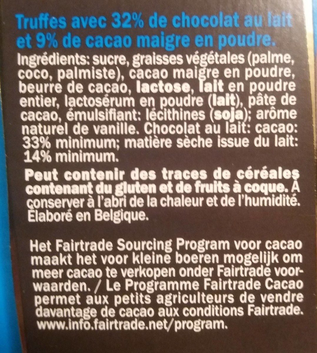 Truffes aux chocolat - Ingredienti - fr