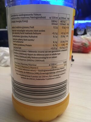 Orangensaft - Ingrédients