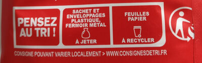 Papillotes - Chocolats lait & noir - Recycling instructions and/or packaging information - fr