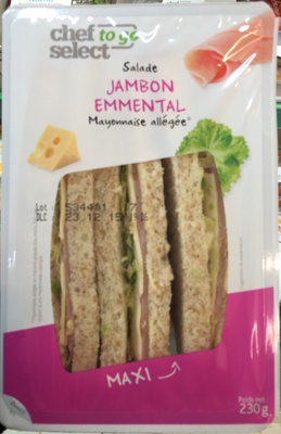 Sandwich Salade Jambon Emmental - Product - fr
