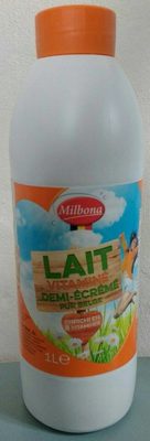Lait vitaminé demi écrémé - Product - fr