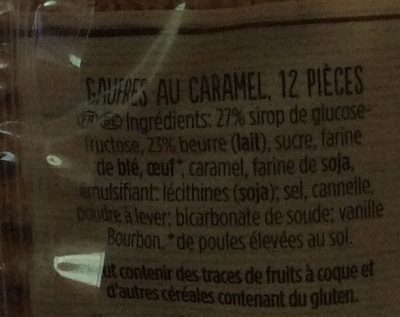Gaufres au caramel - Ingrediënten - fr