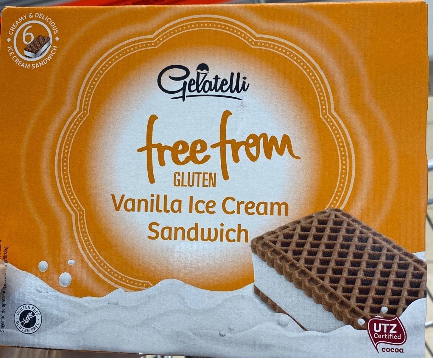 Vanilla ice cream sandwich - Product