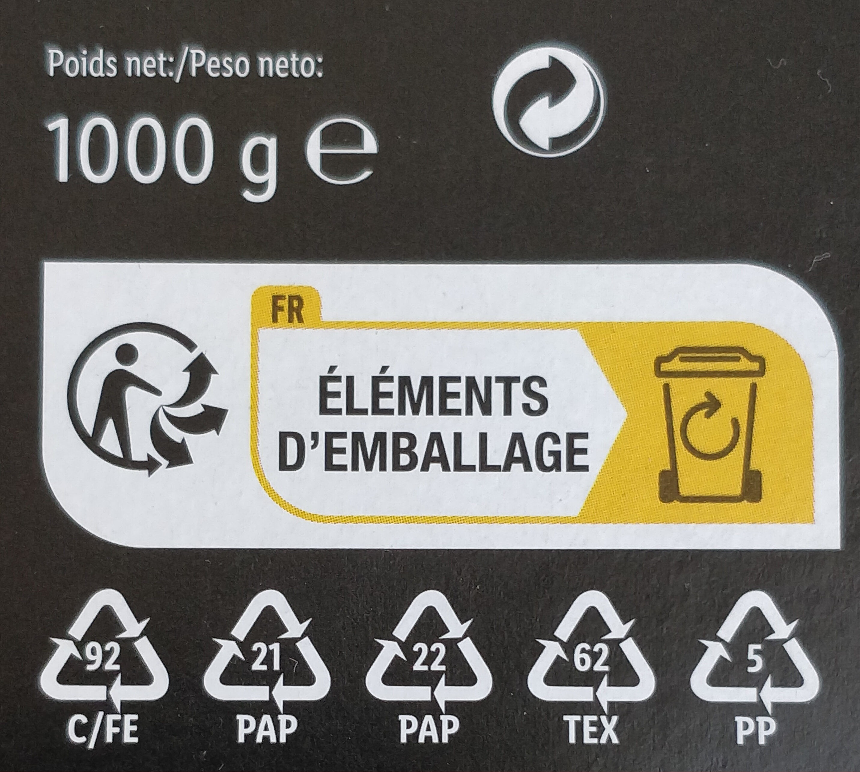 Panettone Pear & Chocolate - Istruzioni per il riciclaggio e/o informazioni sull'imballaggio - fr