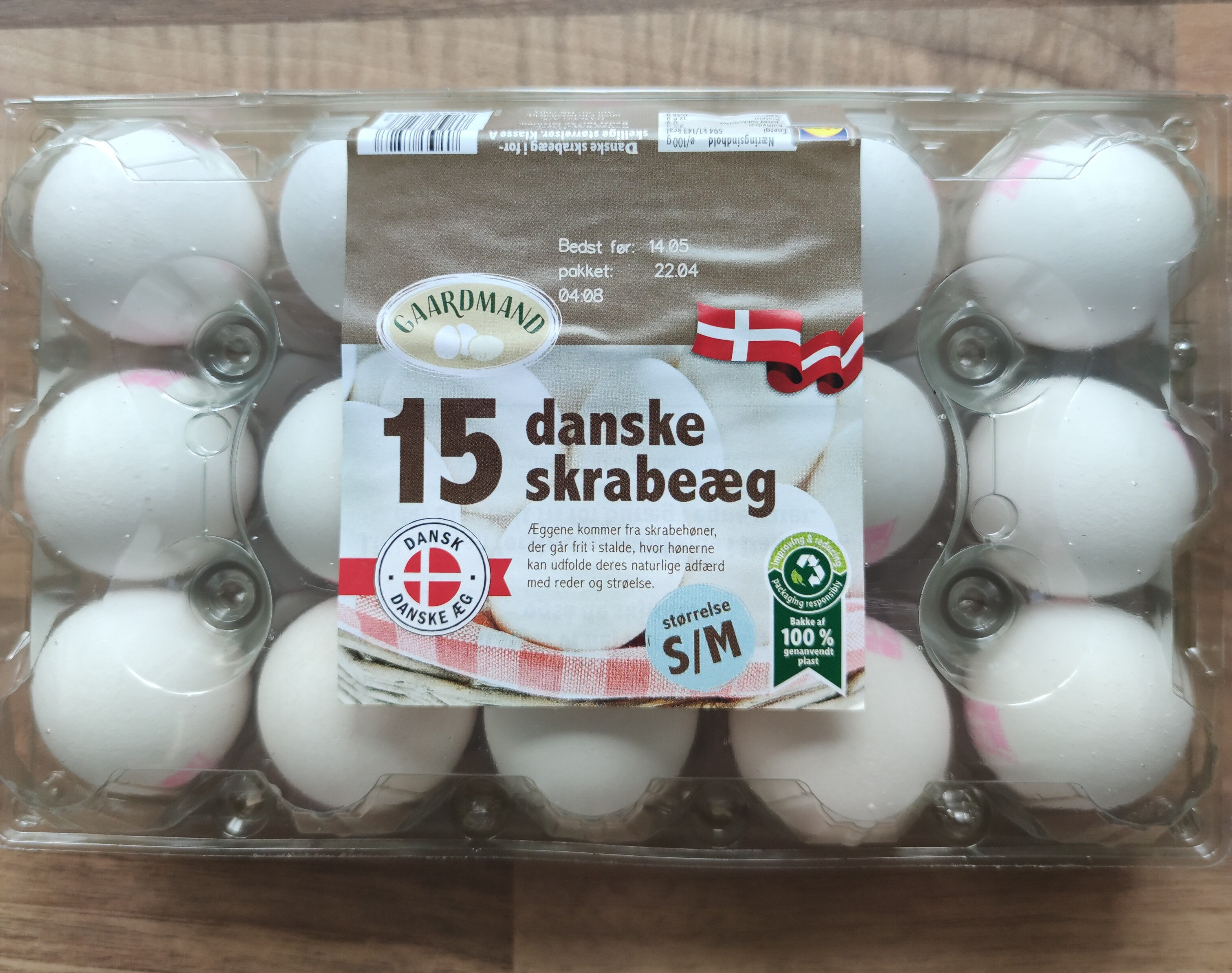 15 danske skrabeæg - Produkt
