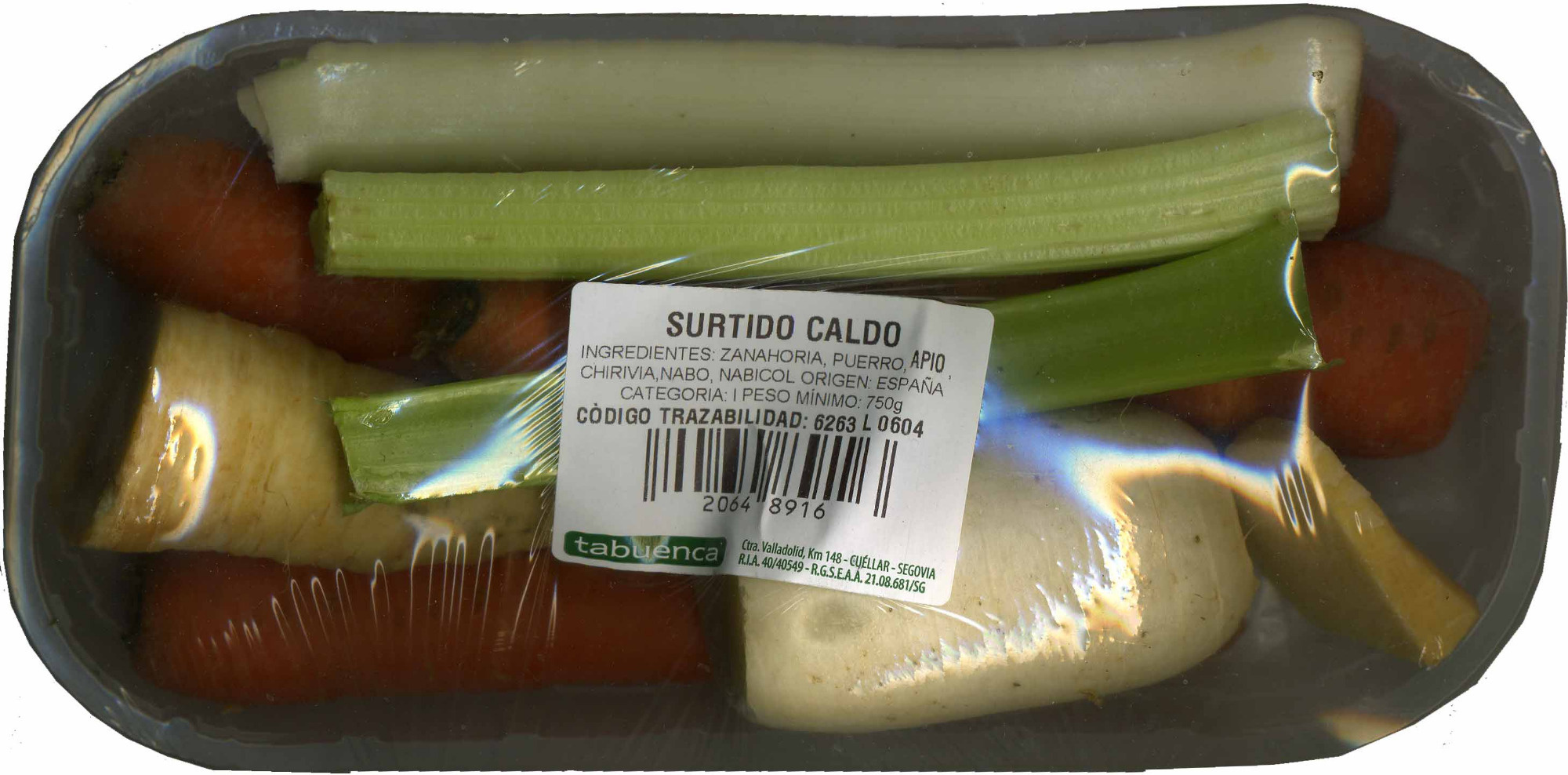 Mezcla de verduras y hortalizas para caldo - Producte - es