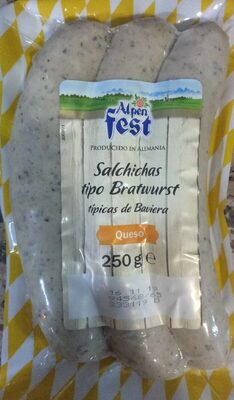 Salchichas tipo Bratwurst con queso - Producte - es