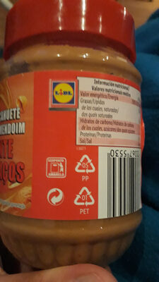 Crunchy peanut butter - Instruccions de reciclatge i/o informació d’embalatge - en