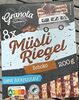 Müsli Riegel Schoko ohne Zuckerzusatz - Produit