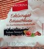 Edelnougat Baumstamm in Zartbitterschokolade, Sahne-Nougat - Produkt