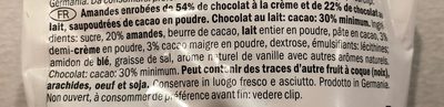 Mandeln Sahne-Kakao - Ingrédients