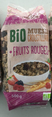 Bio muesli croustillant fruits rouges - Prodotto - fr