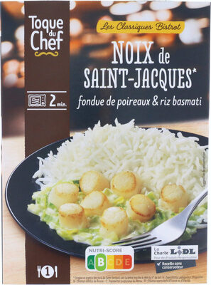 Noix de Saint-Jacques fondue de poireaux & riz - Product - fr