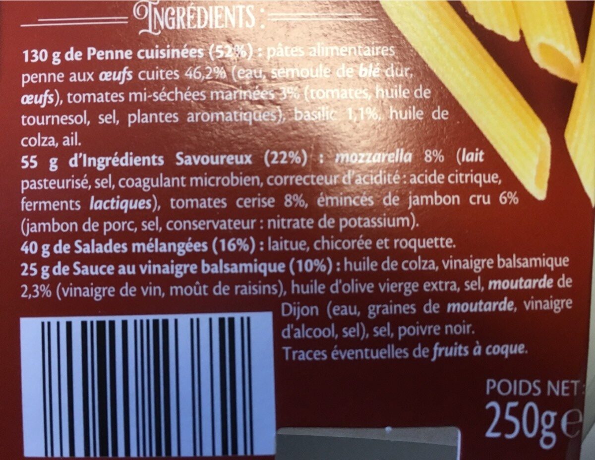 Salade à l'Italienne - Ingredientes - fr