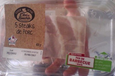 5 Steaks de Porc (Sélection Fan de Barbecue) - 3