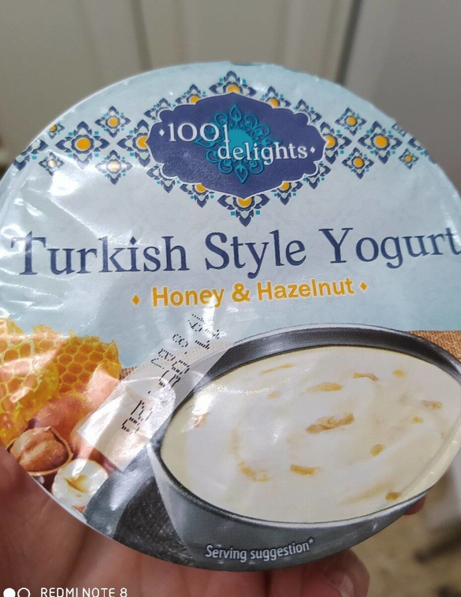 Turkish style yogurt honey & hazelnut - Producte - es