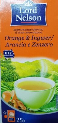 Te verde aromatizzato arancia e zenzero - Prodotto