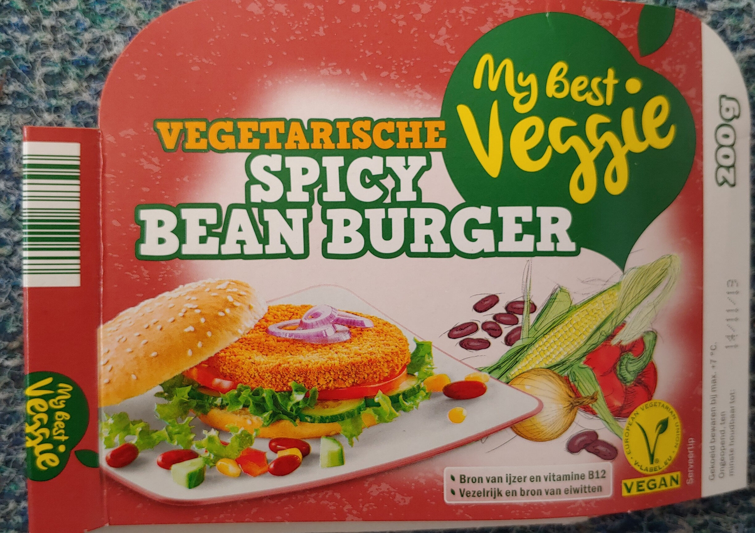 Spicy bean burger - Product