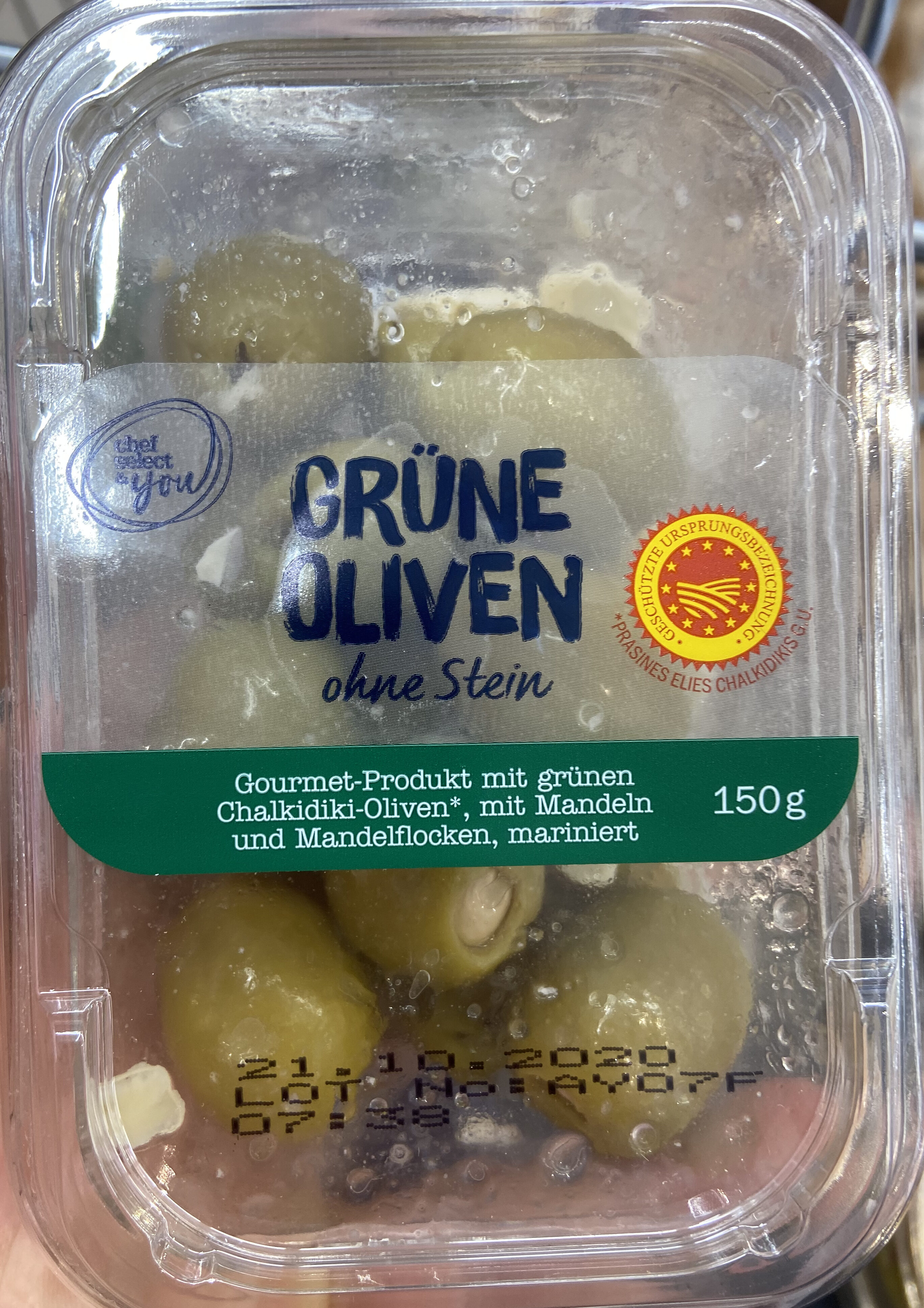 Grüne Oliven - Produkt