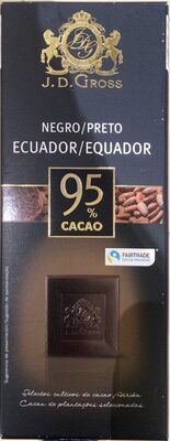 Chocolate negro Arriba 95% cacao - Produit