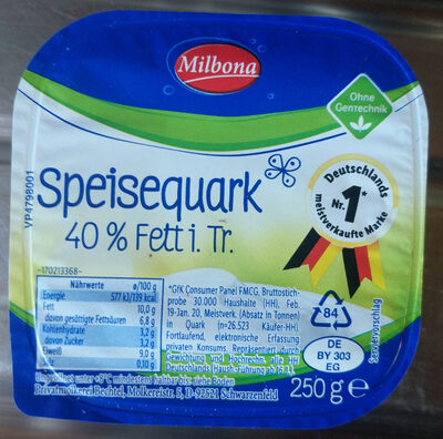 Milbona Speisequark - Produkt
