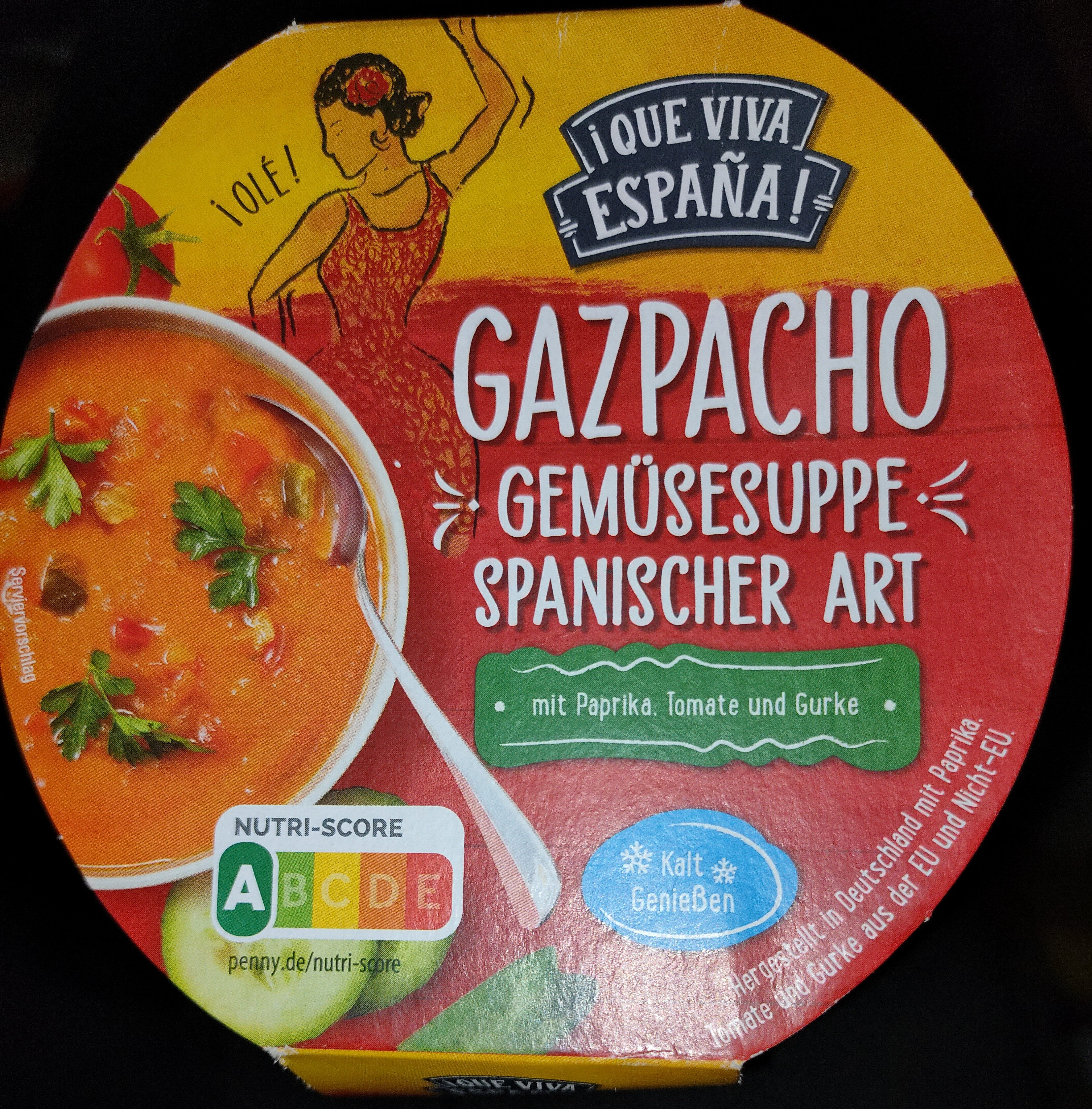 Gazpacho - Gemüsesuppe Spanischer Art - Produit - de