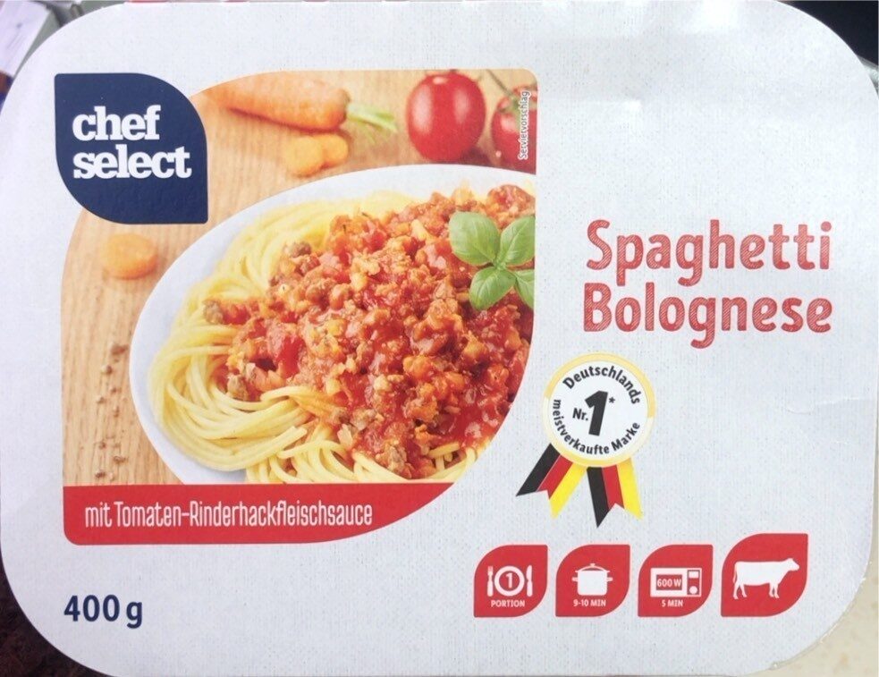 Chef Select Spaghetti Bolognese Mit Tomaten - Product - de