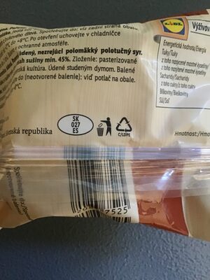 Parenica uzená - Recycling instructions and/or packaging information