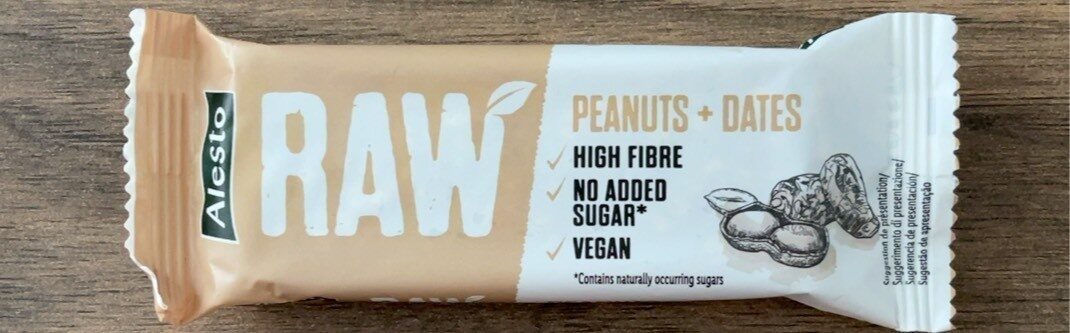 RAW Peanuts+dates - Product