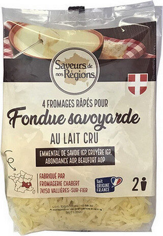 Fromages râpés pour Fondue Savoyarde - Product - fr