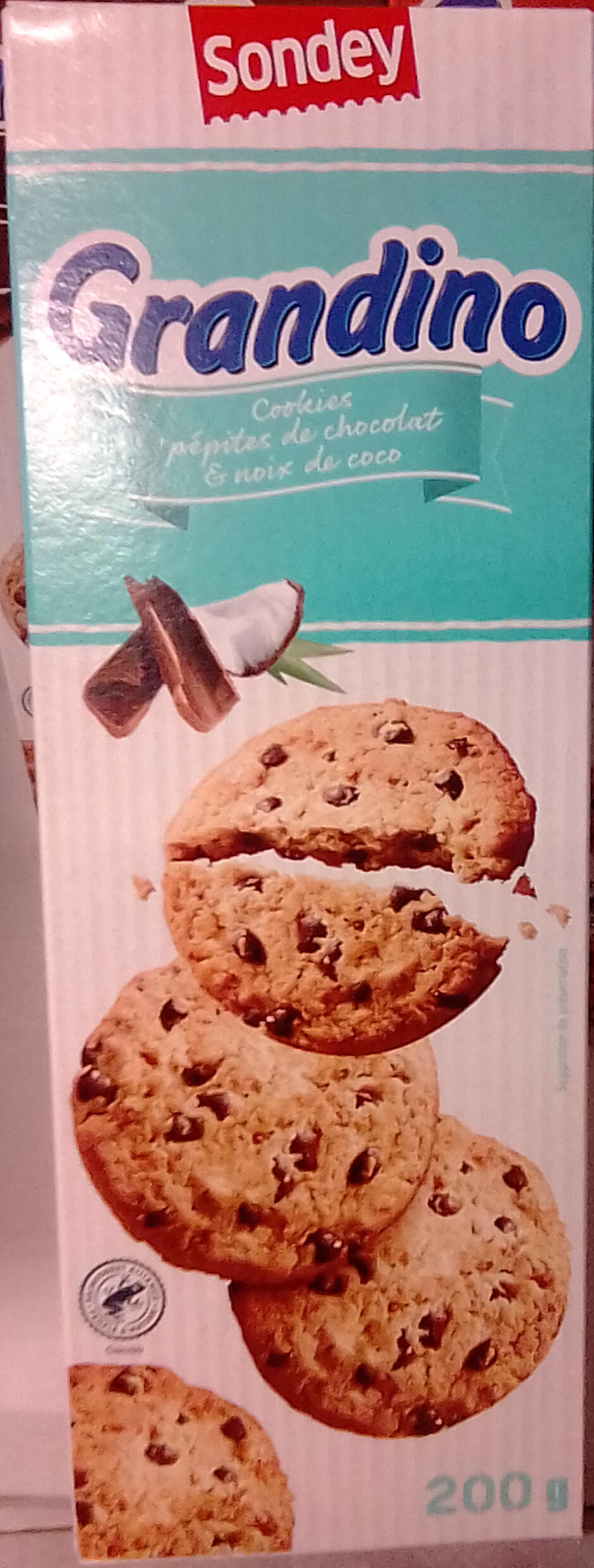 Grandino - Cookies Pépites de Chocolat & Noix de Coco - Produkt - fr