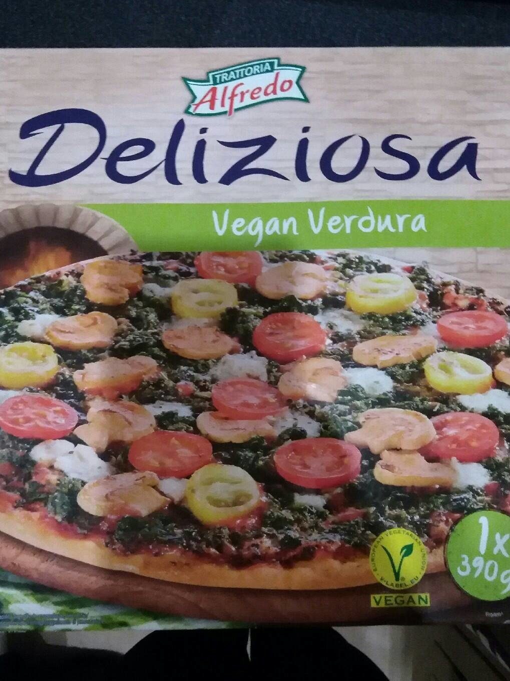 Trattoria Alfredo Pizza Deliziosa Vegan Verdura - Produit