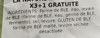 Baguette - Ingredients - fr