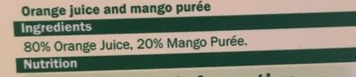 Orange & Mango Juice - Ingredientes - fr