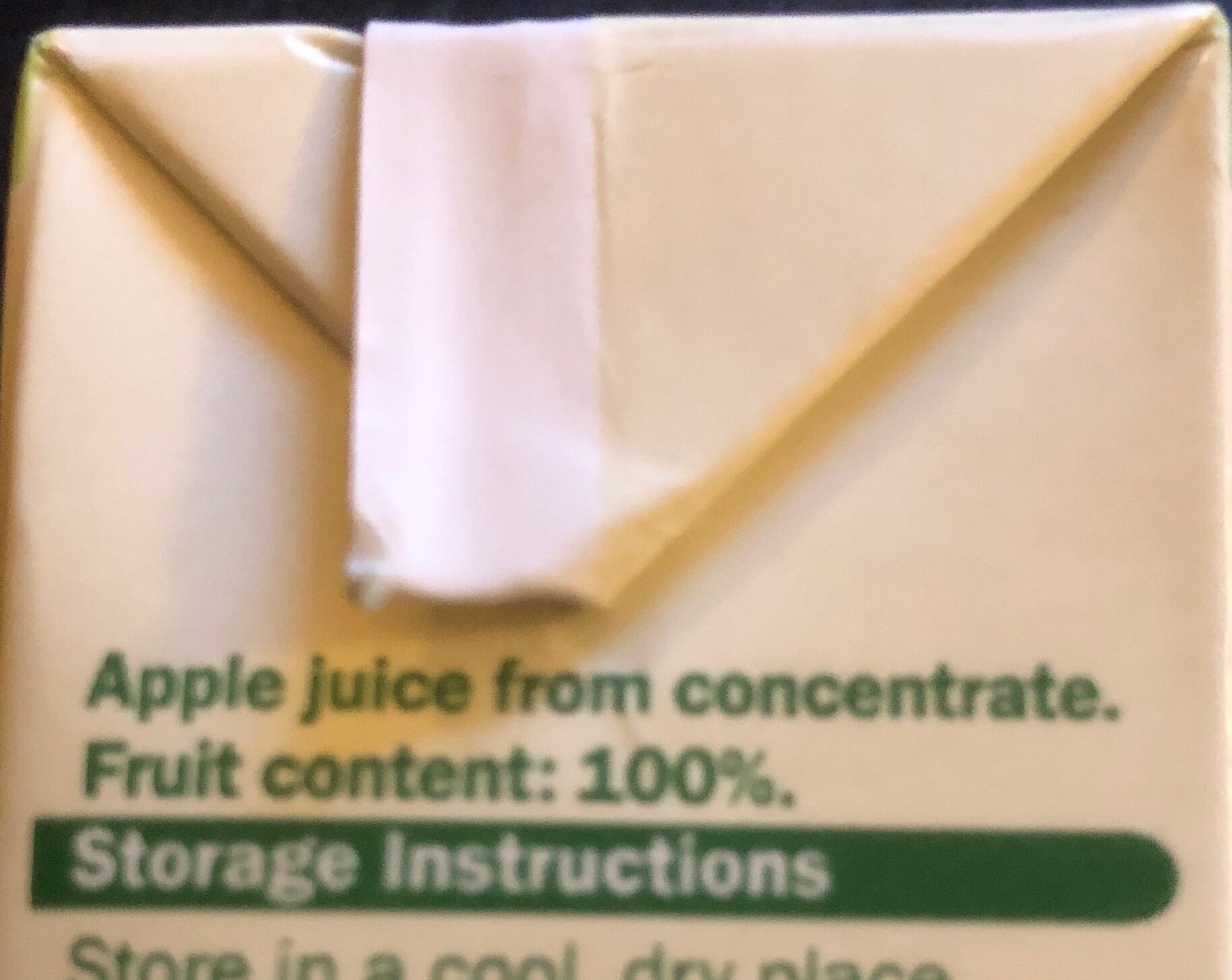 100% pure apple juice - Ingredients - en