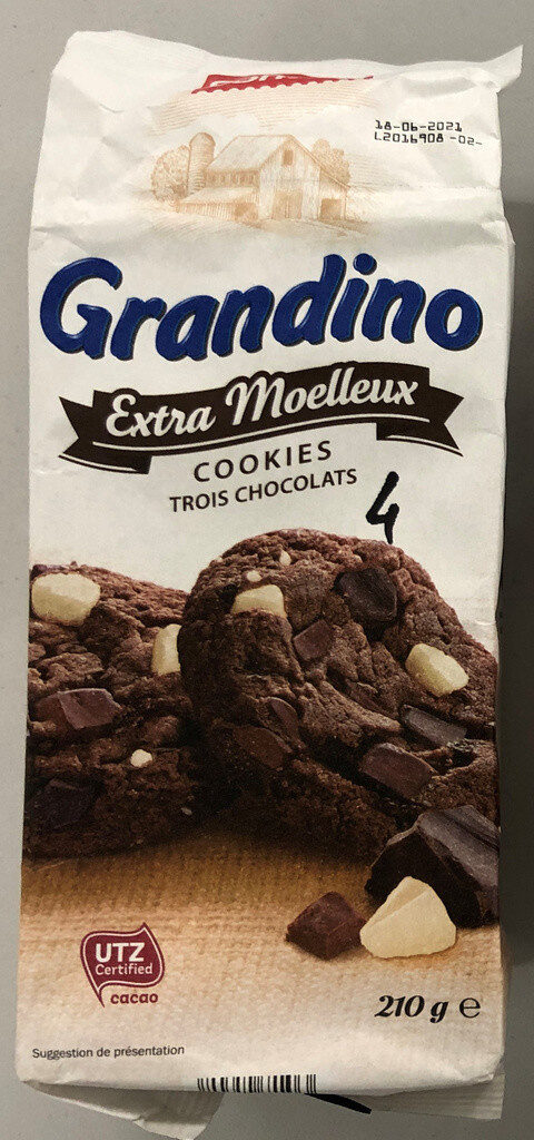 Extra Moelleux Cookies Trois Chocolats - Product - fi
