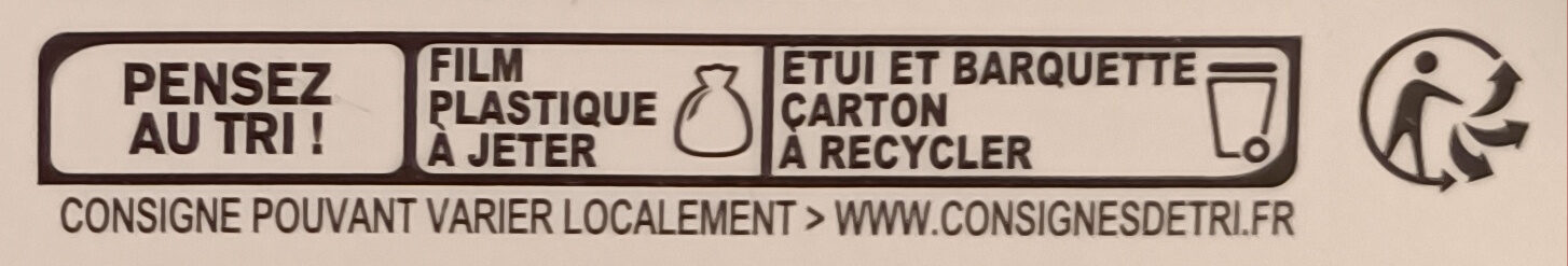 Parmentier de canard - Instruction de recyclage et/ou informations d'emballage