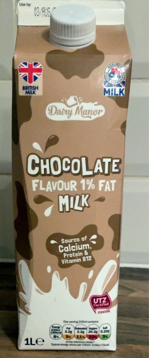 Chocolate Flavour 1% Fat Milk - Product