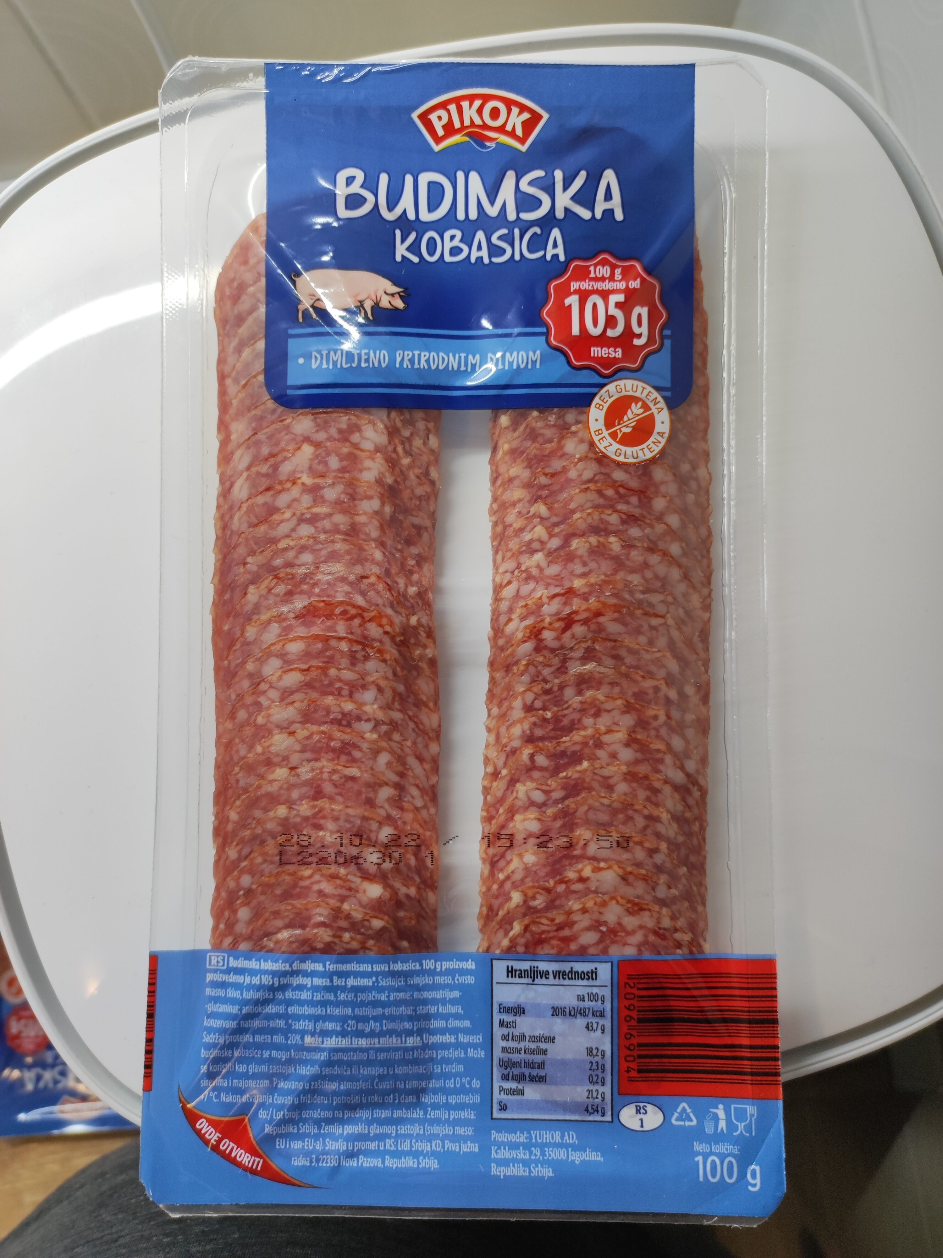Budimska kobasica - Производ - en