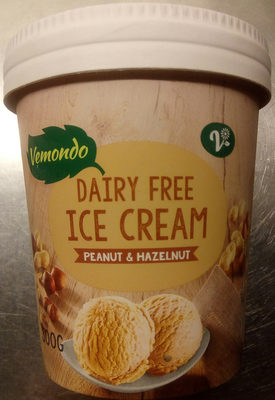 Dairy Free Ice Cream Peanut and Hazelnut - Produit - sv