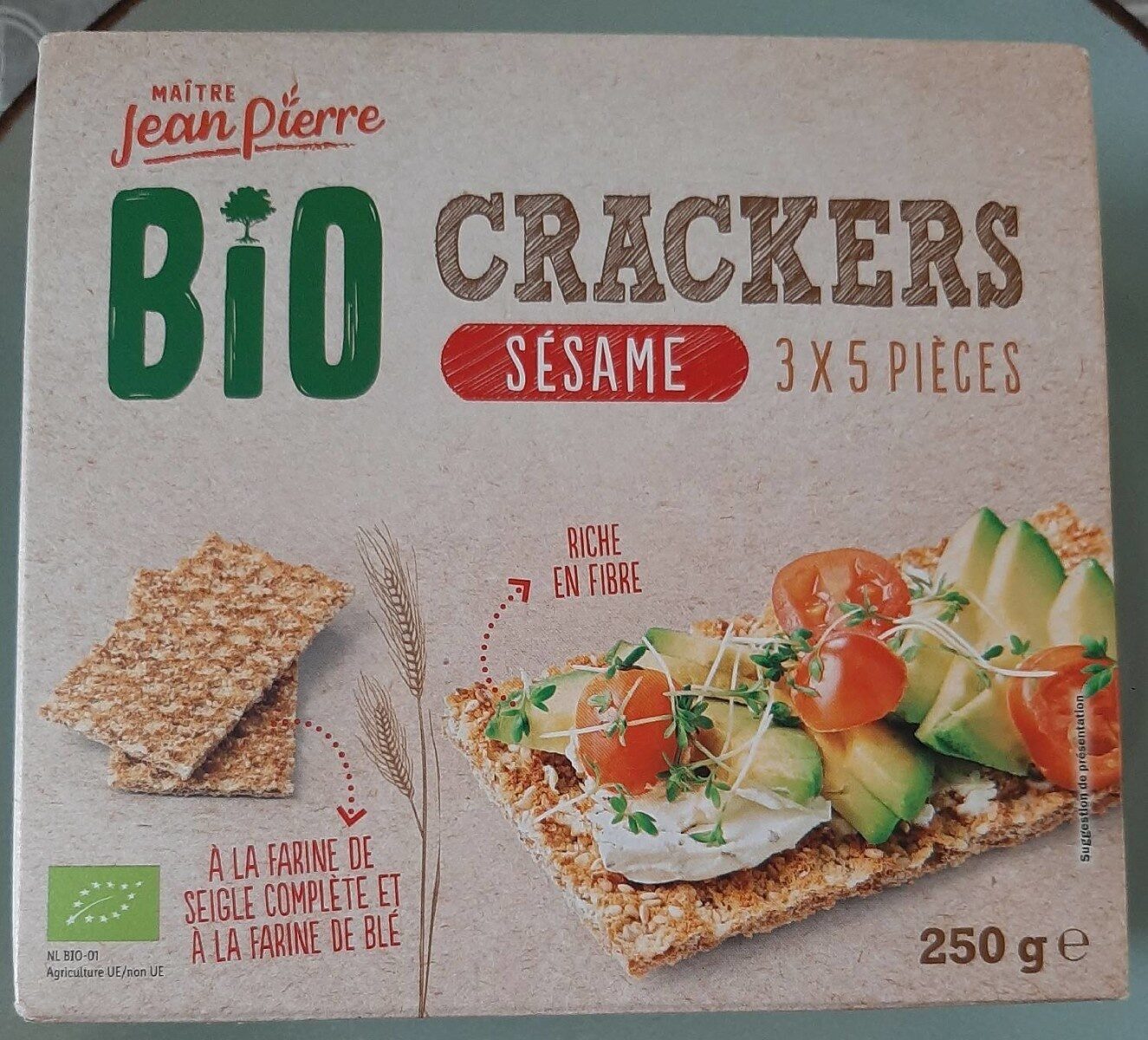 Crackers sesame - Producto - fr