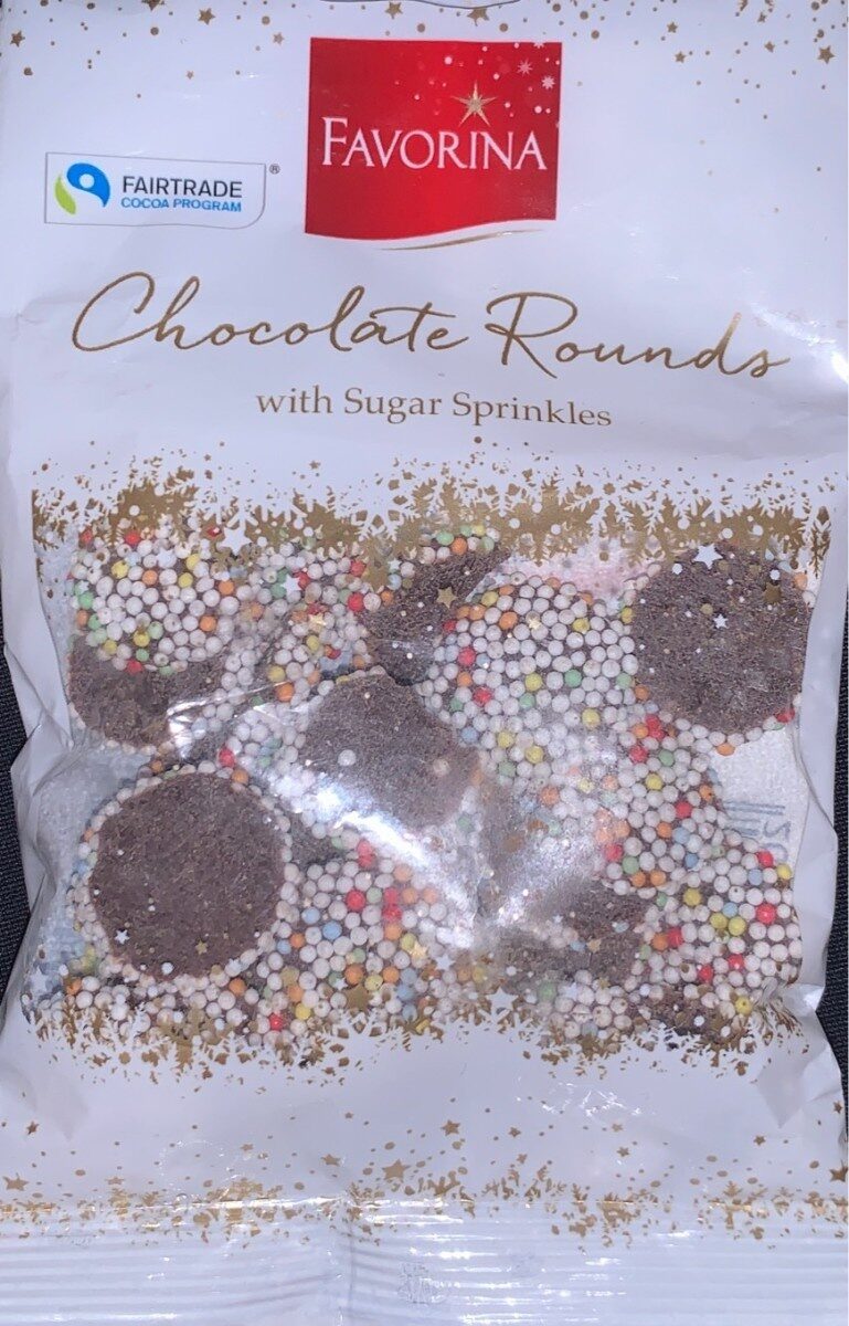 Chocolate Rounds (with Sugar Sprinkles) - Produit