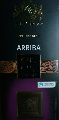 Chocolat noir - 85% cacao - Producto