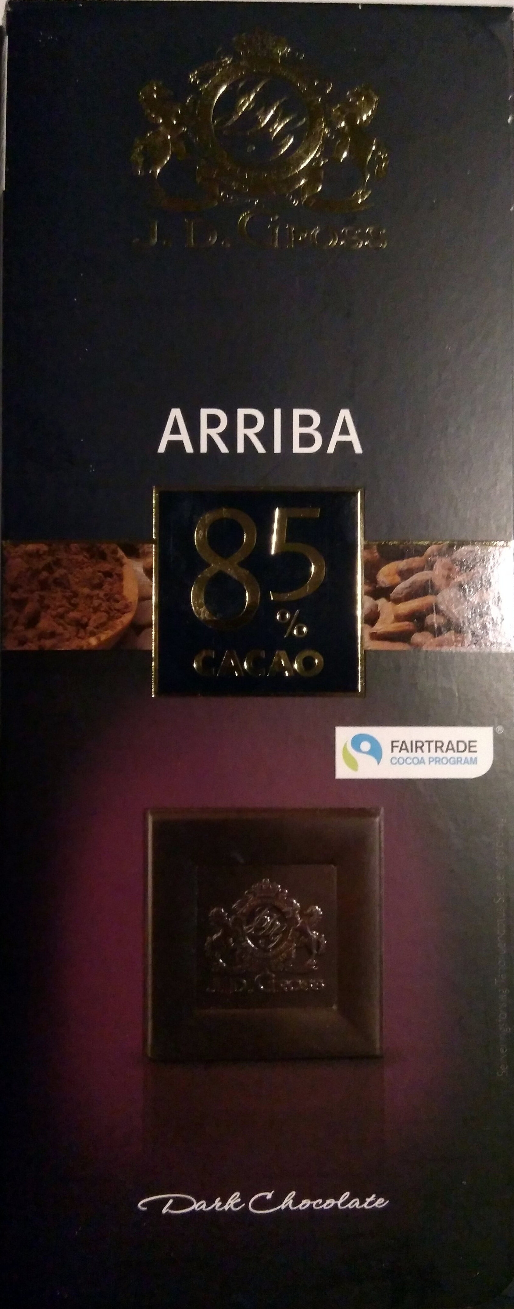 Chocolat noir - 85% cacao - Produkt