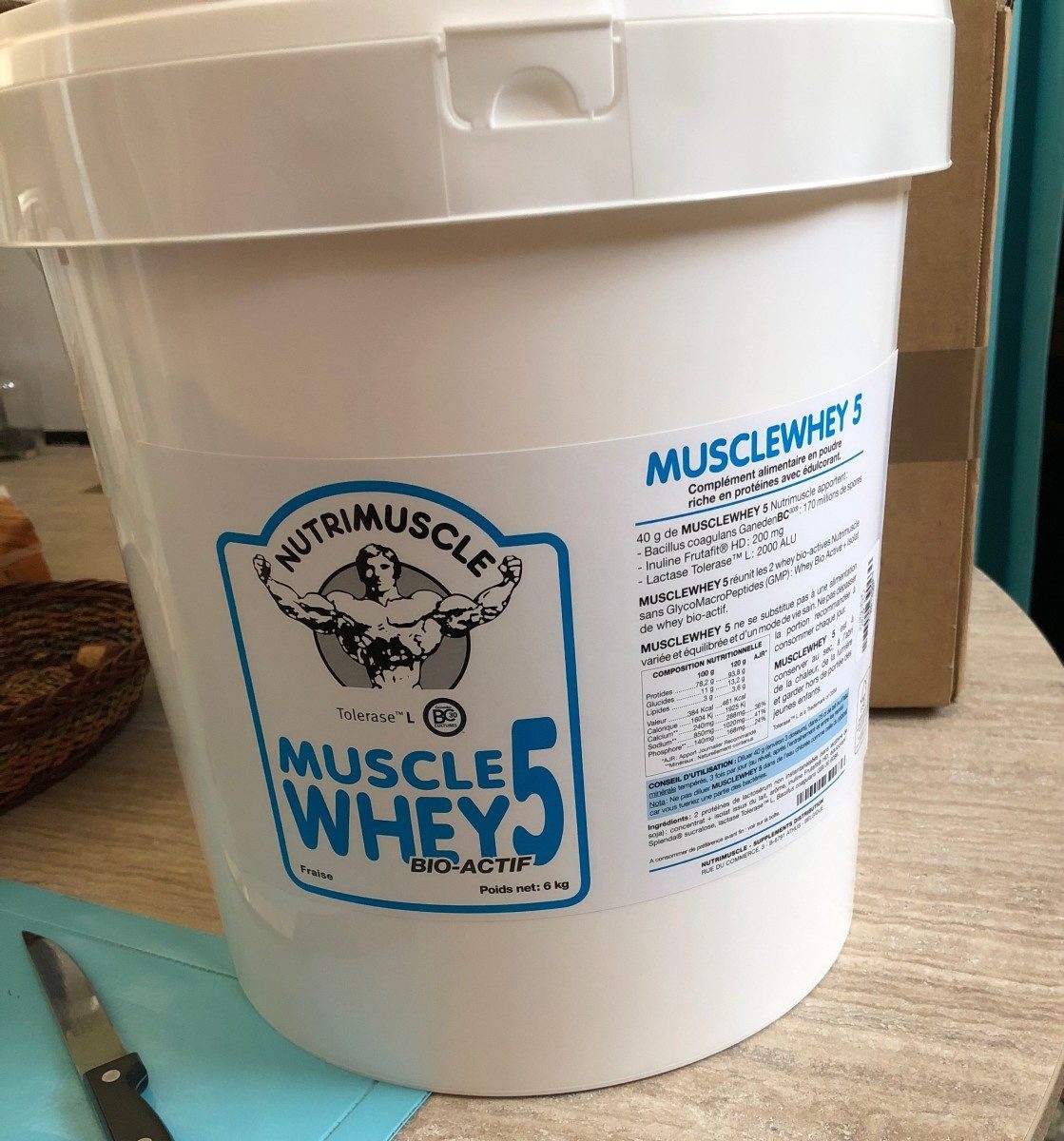 Muscle whey 5 bio active - Product - fr