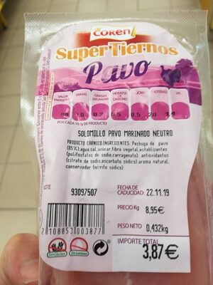 SuperTiernos - Pavo - Producte - es