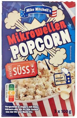 Mikrowellen Popcorn, süss - Produkt