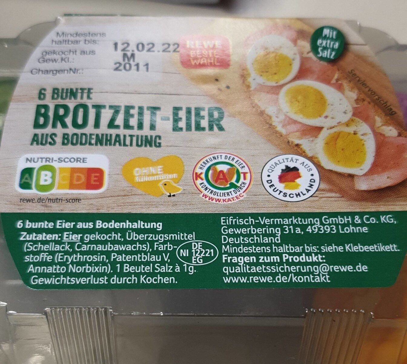 Brotzeit-Eier - Produkt
