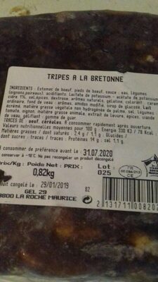 Tripes à la bretonne - Product - fr